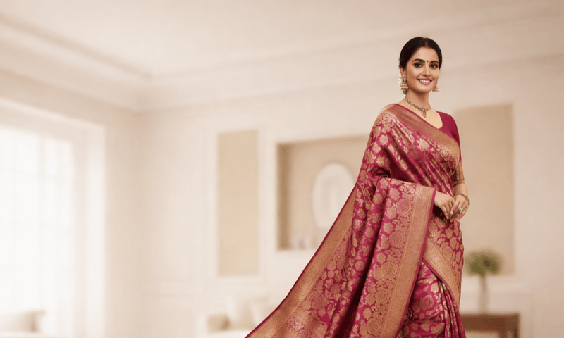 The Art of Draping Cotton Sarees with Grace - Thoranam Sarees