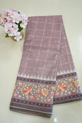 Blush Bloom – Semi Tussar Saree - Thoranam Sarees