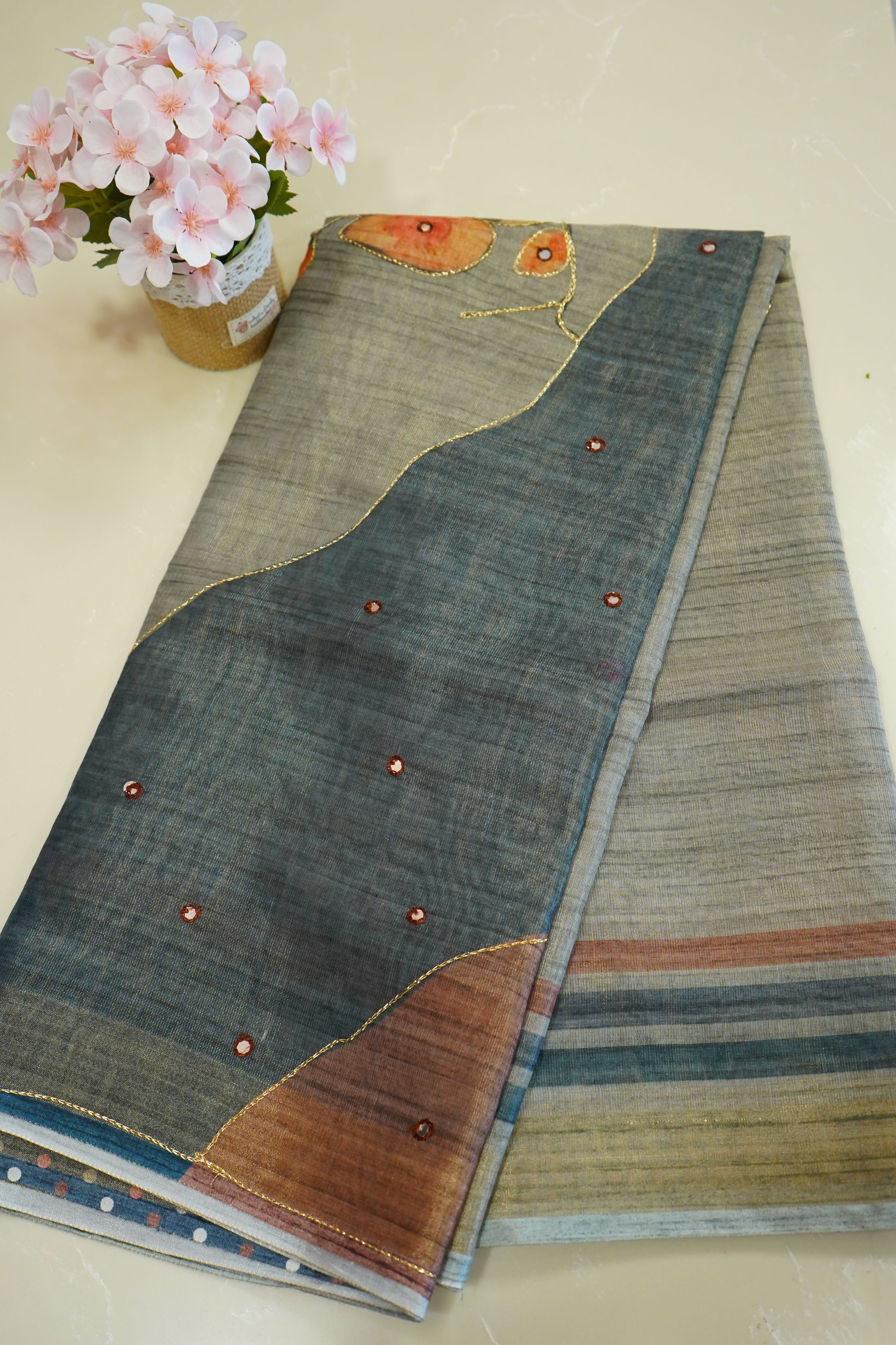Misty Dusk – Premium Fancy Saree