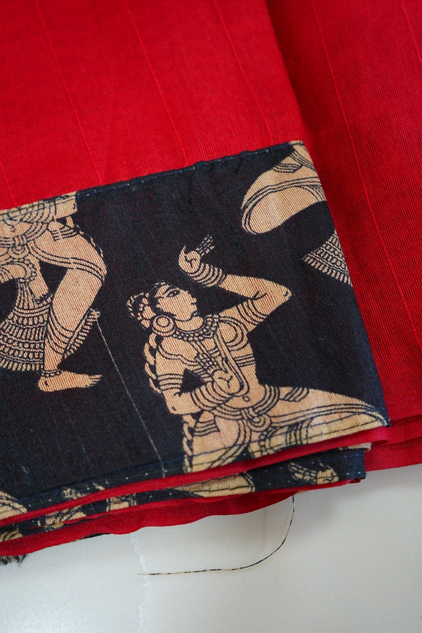 Crimson Nritya – Premium Fancy Saree - Thoranam Sarees
