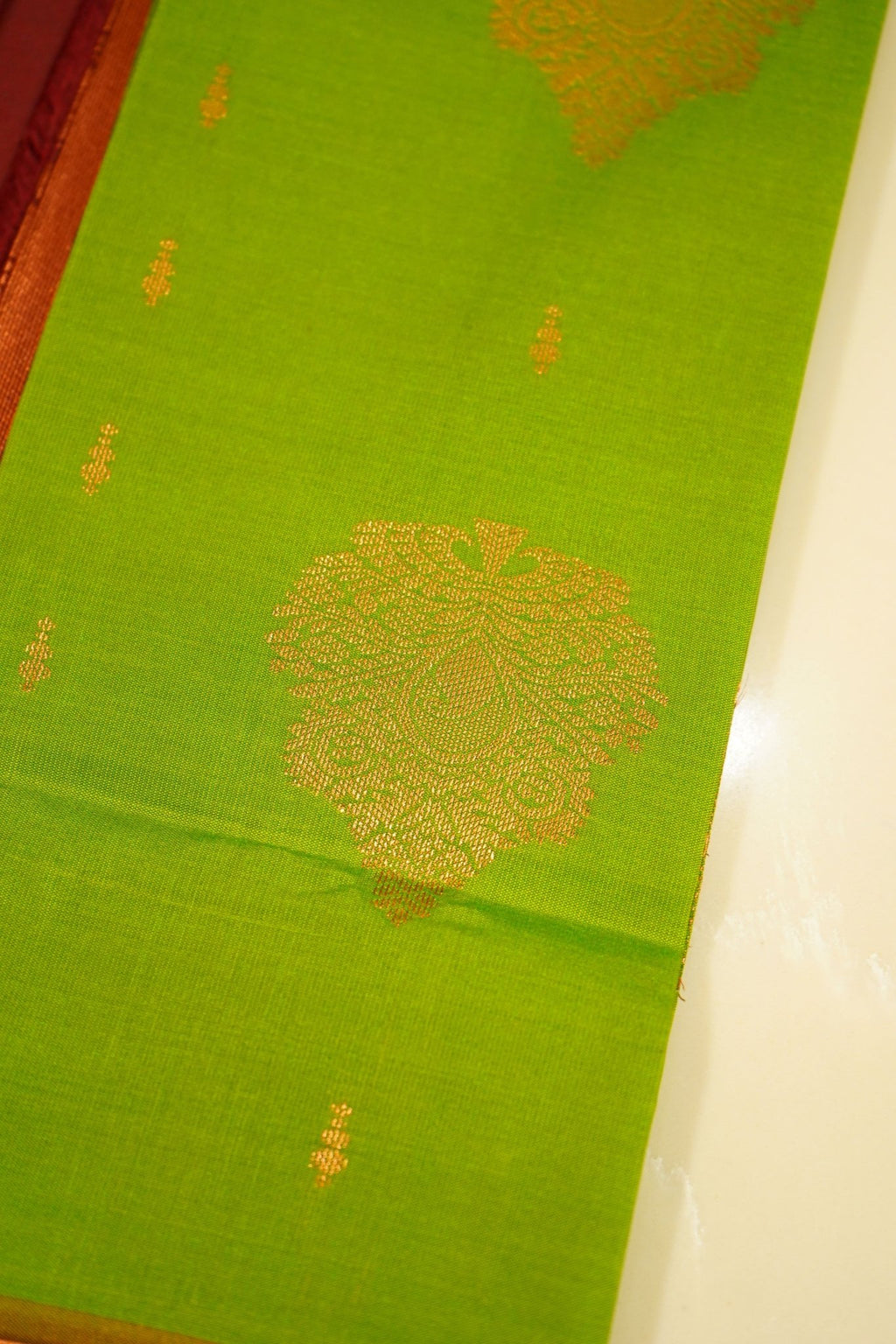 Emerald Heritage – Semi Kanchipuram Silk Saree - Thoranam Sarees
