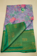 Emerald Lavender – Premium Fancy Saree - Thoranam Sarees