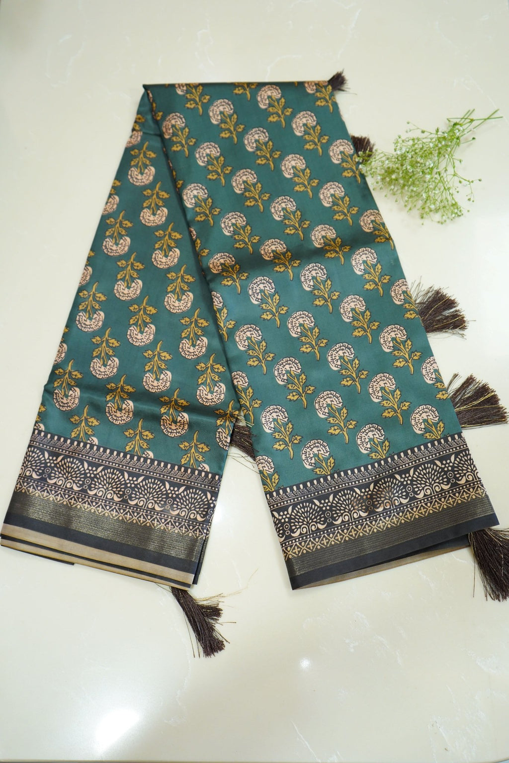 Emerald Mayura – Maayura Silk Saree - Thoranam Sarees