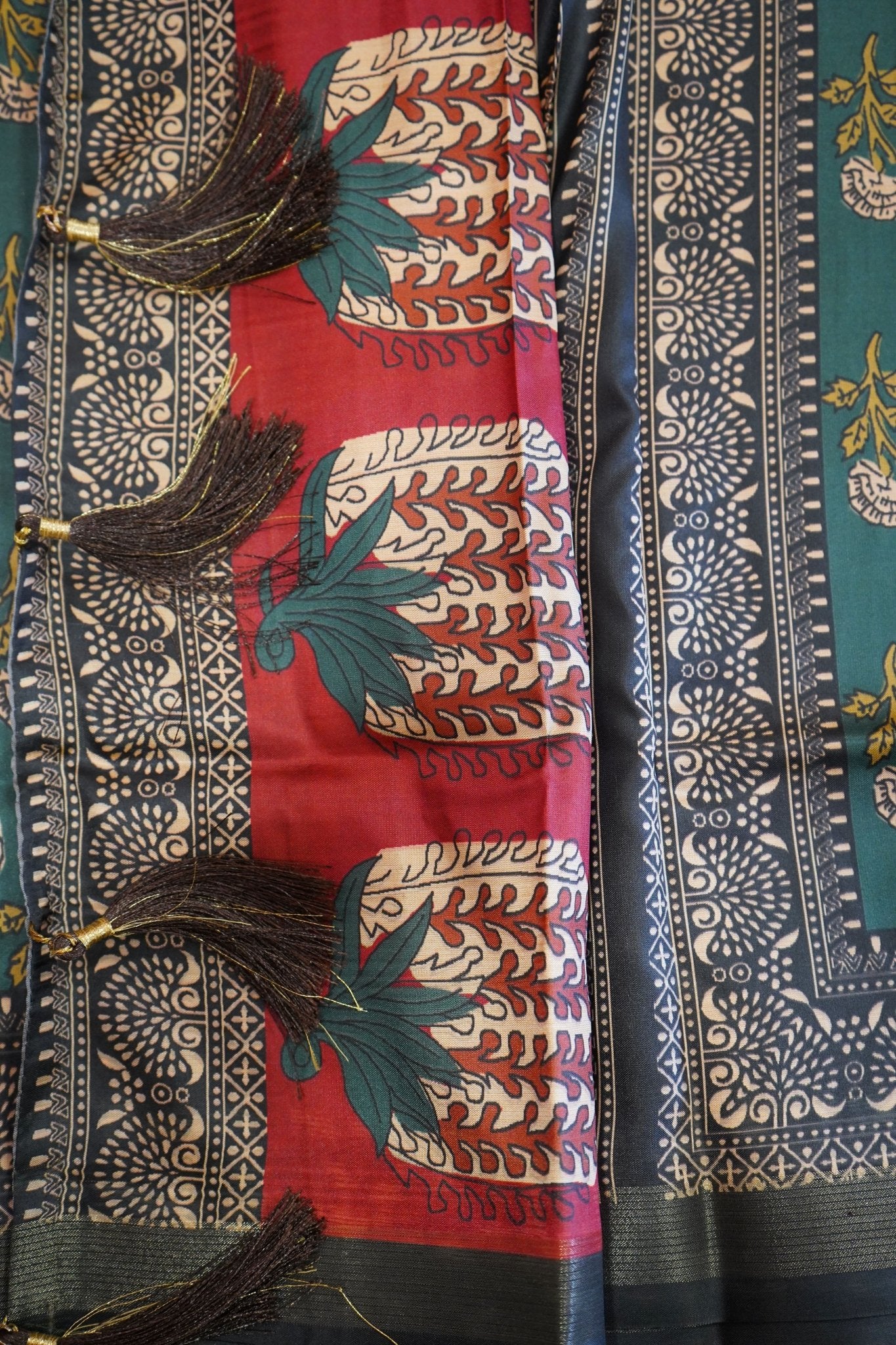Emerald Mayura – Maayura Silk Saree - Thoranam Sarees