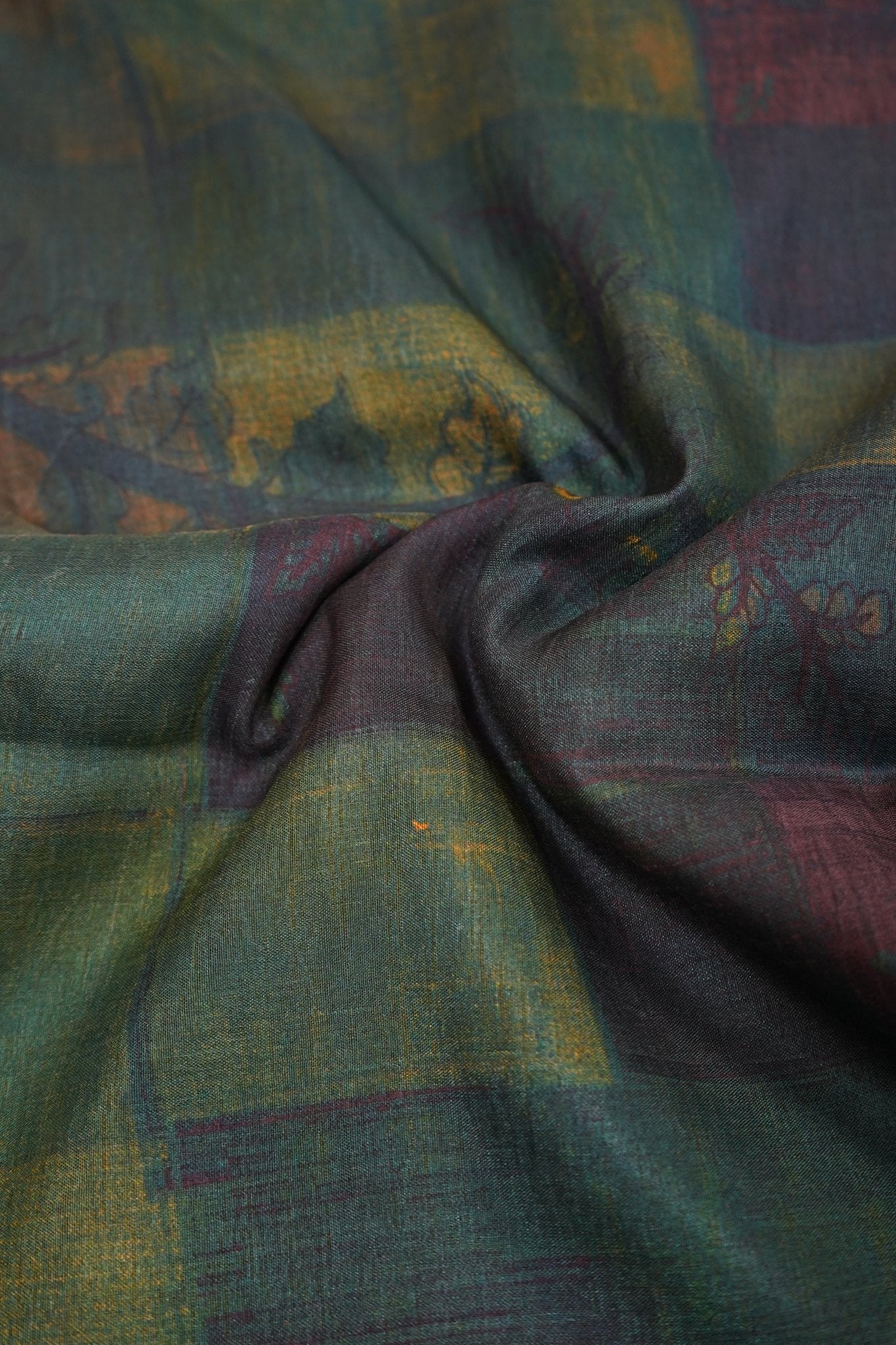 Emerald Mayura – Premium Fancy Saree - Thoranam Sarees