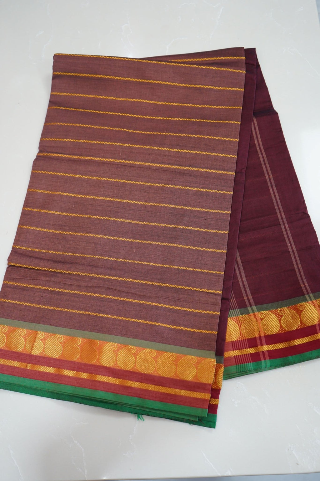 Heritage Charm – Veldhari Silk Saree - Thoranam Sarees