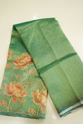 Lotus Glow – Neem Silk Saree - Thoranam Sarees