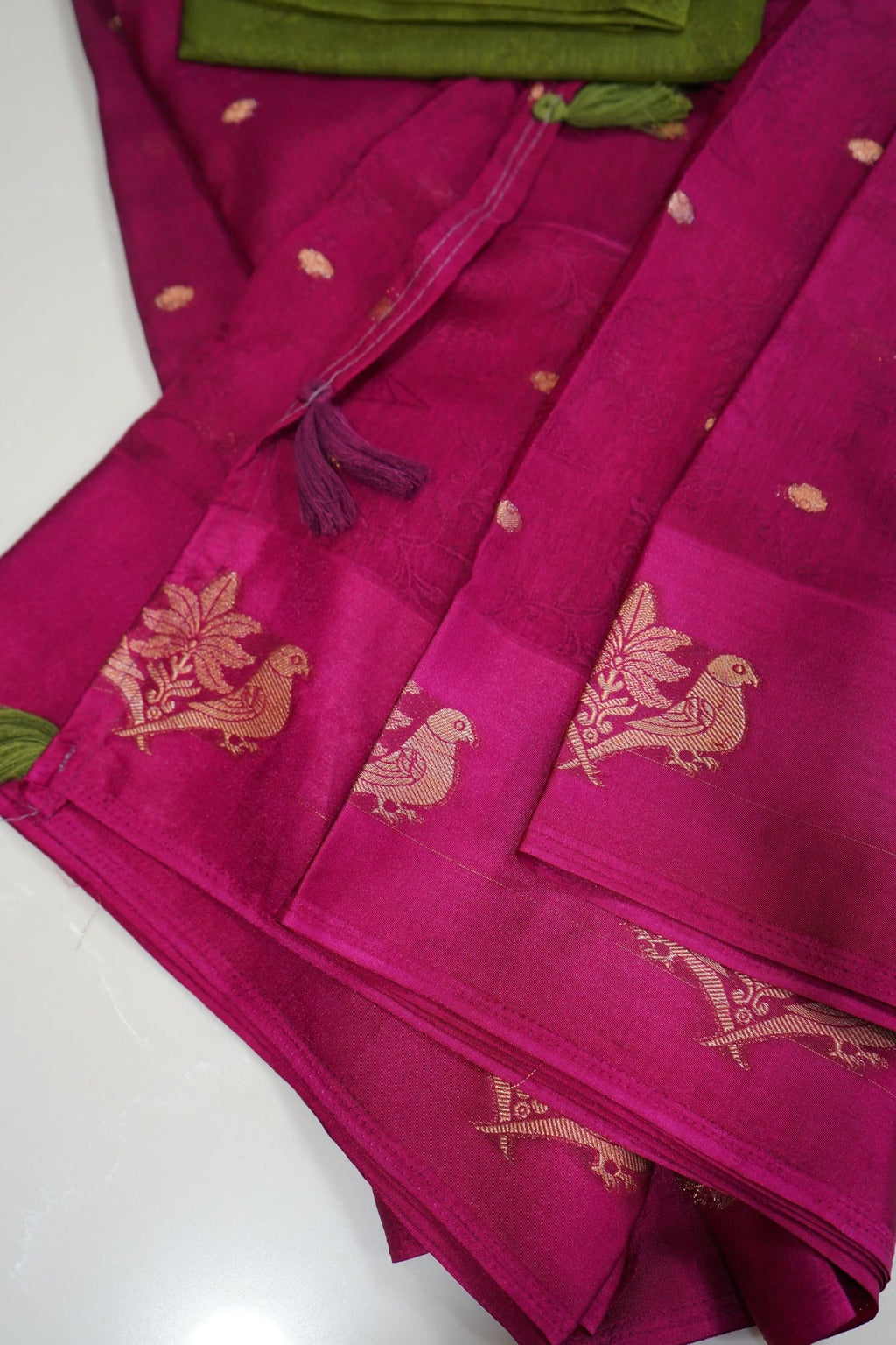 Magenta Majesty – Semi Soft Silk Saree - Thoranam Sarees