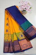Mayura Vaibhavam – Semi Kanchipuram Silk Saree - Thoranam Sarees