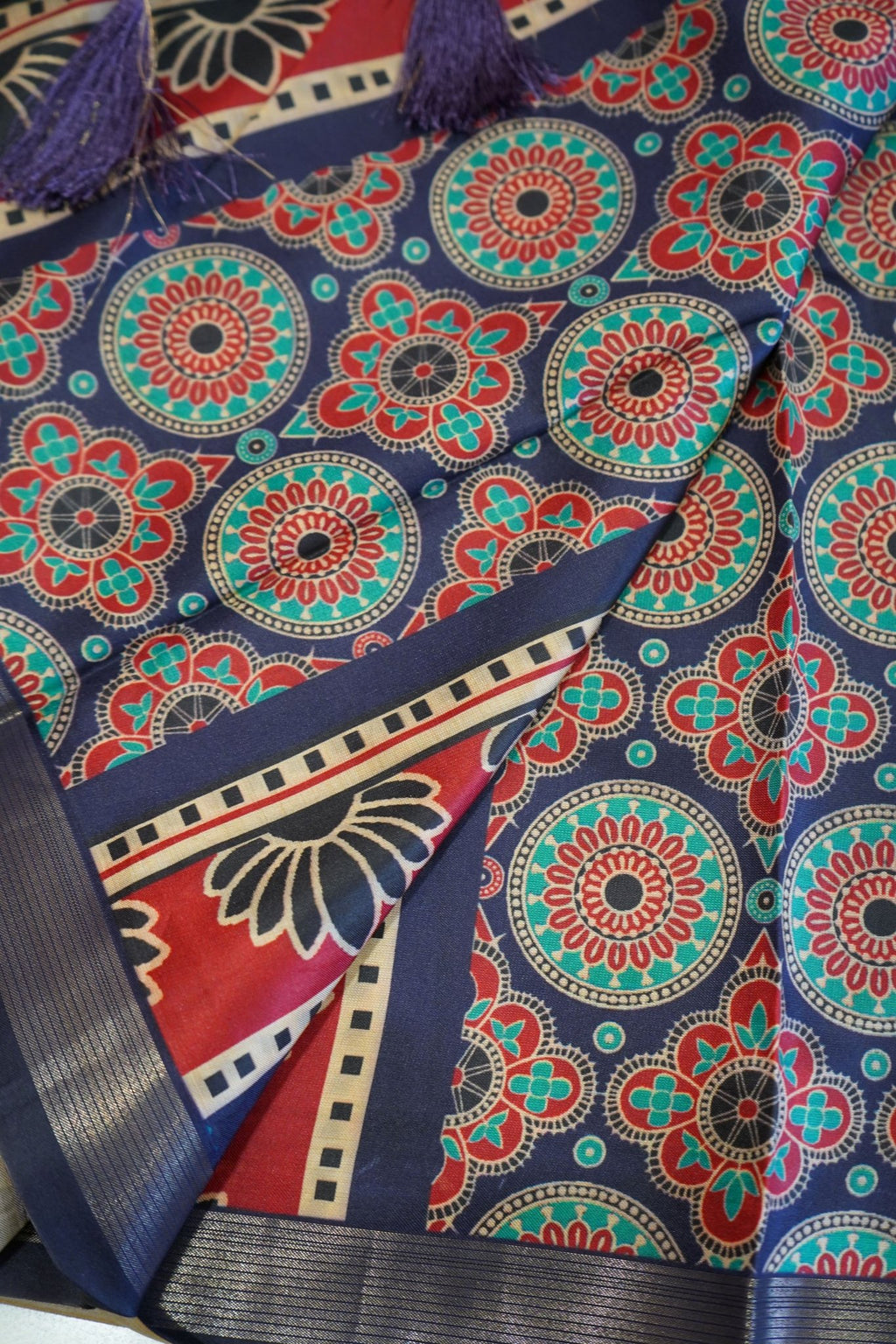 Midnight Mayura – Maayura Silk Saree - Thoranam Sarees