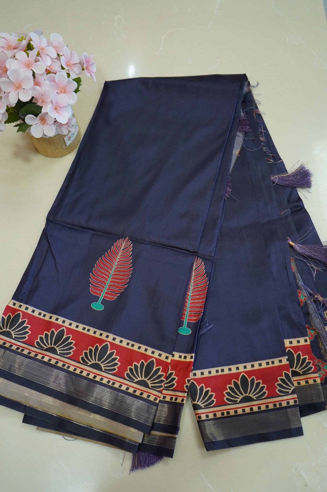 Midnight Mayura – Maayura Silk Saree - Thoranam Sarees