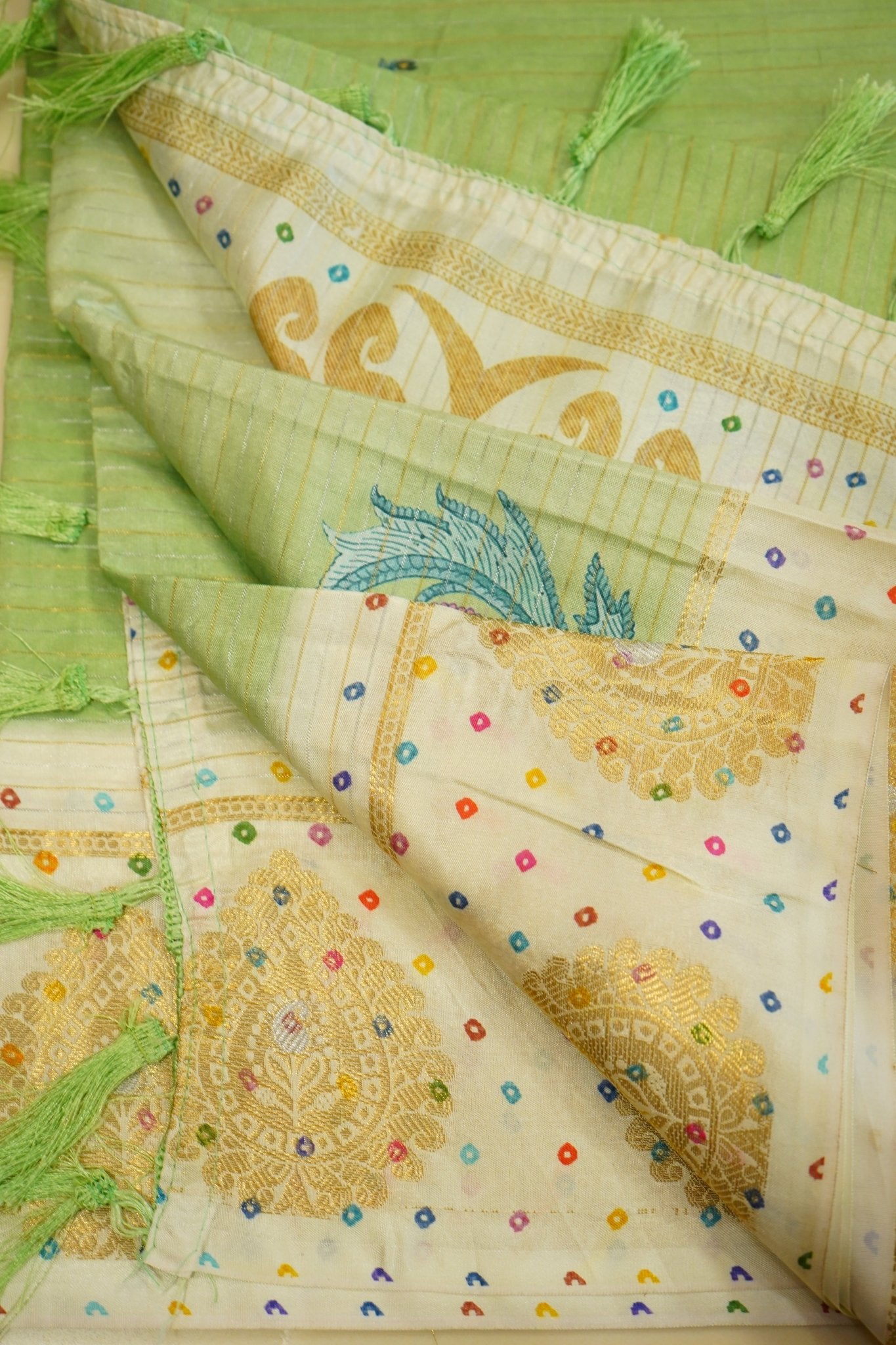 Mint Heritage – Premium Fancy Saree - Thoranam Sarees
