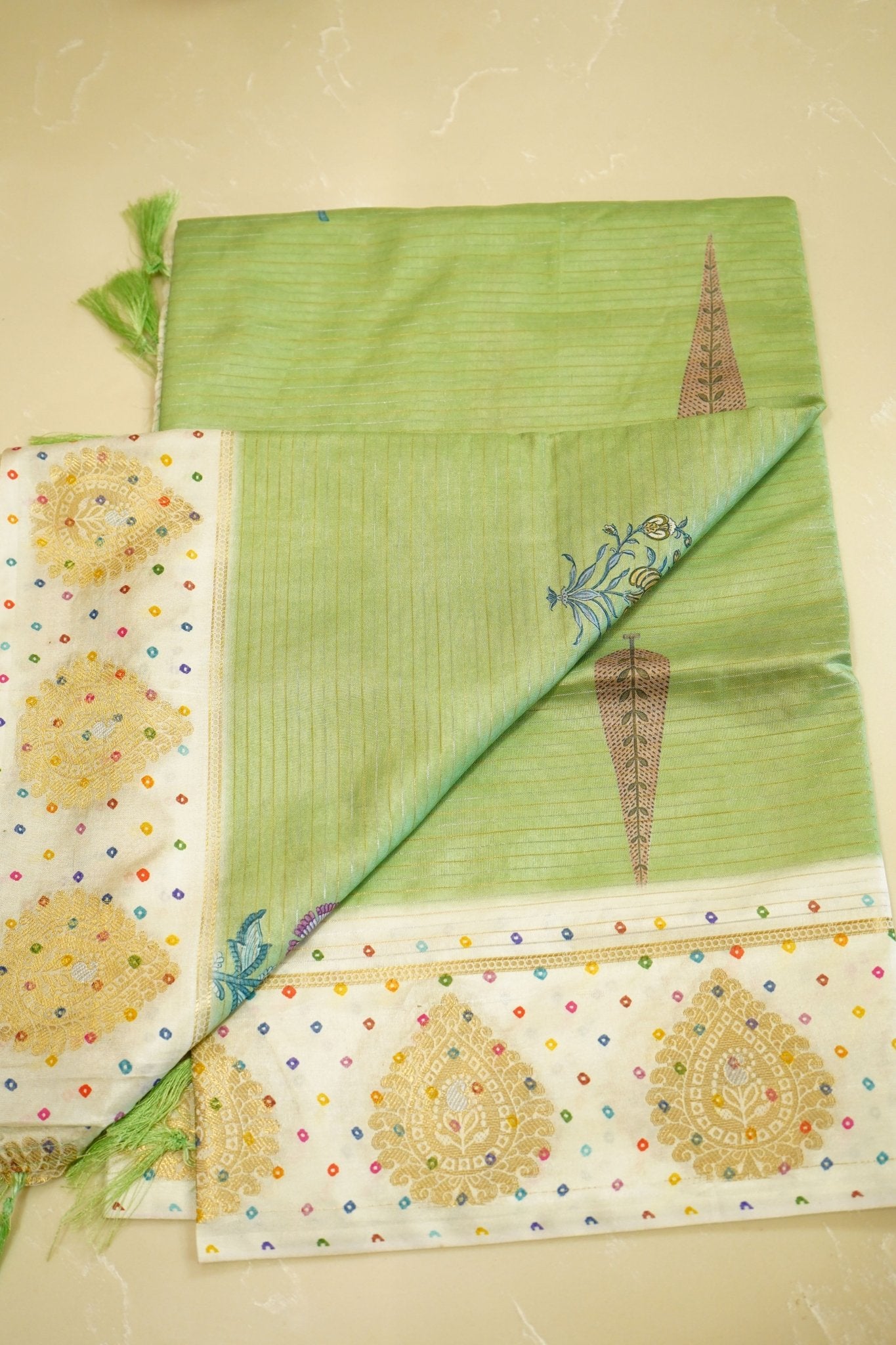 Mint Heritage – Premium Fancy Saree - Thoranam Sarees