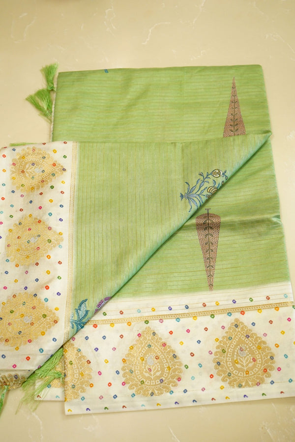 Mint Heritage – Premium Fancy Saree - Thoranam Sarees