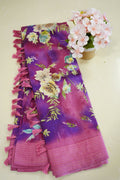 Orchid Bloom – Munga Silk Saree - Thoranam Sarees