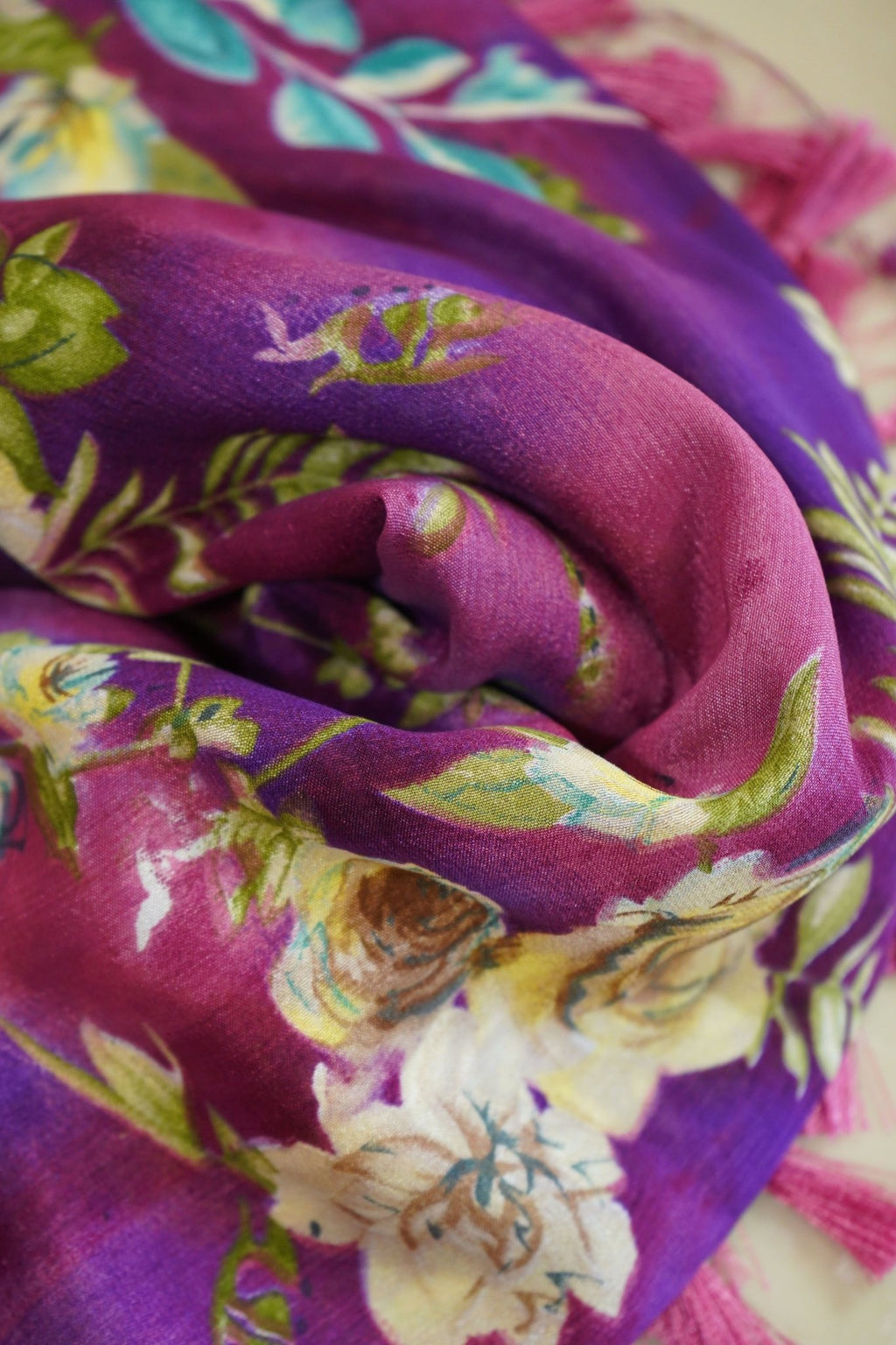Orchid Bloom – Munga Silk Saree - Thoranam Sarees