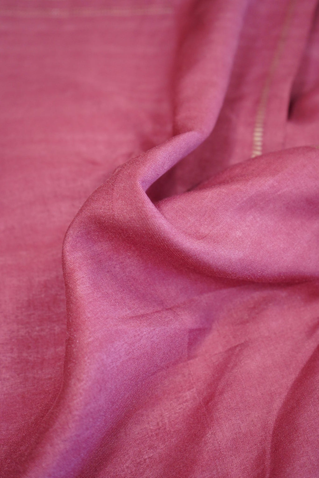 Pink Mist – Linen Cotton Saree - Thoranam Sarees