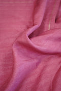 Pink Mist – Linen Cotton Saree - Thoranam Sarees