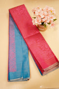 Rose Mist – Semi Tissue Saree - Thoranam Sarees