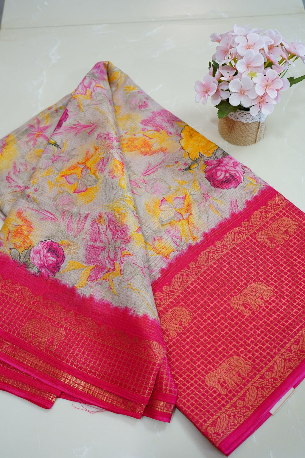 Rosé Royale – Premium Fancy Saree - Thoranam Sarees