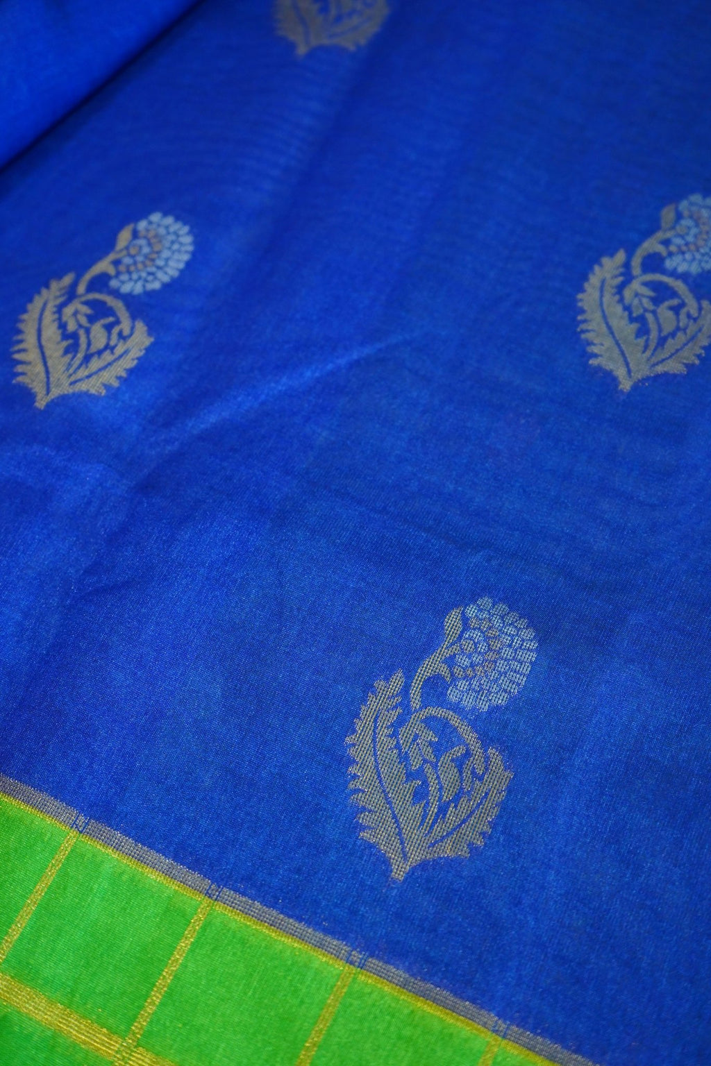 Royal Emerald – Mandu Tussar Saree - Thoranam Sarees