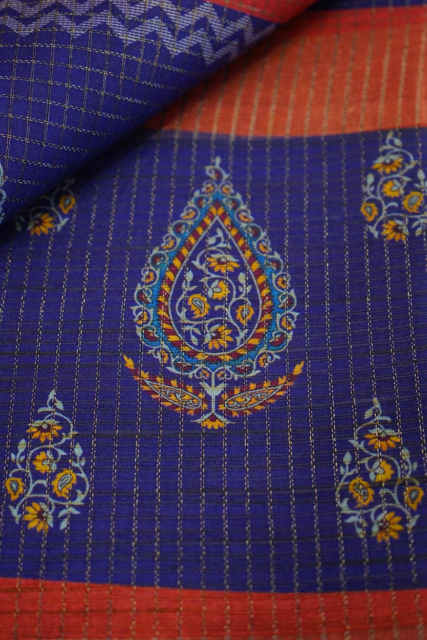 Royal Paisley – Semi Tussar Saree - Thoranam Sarees