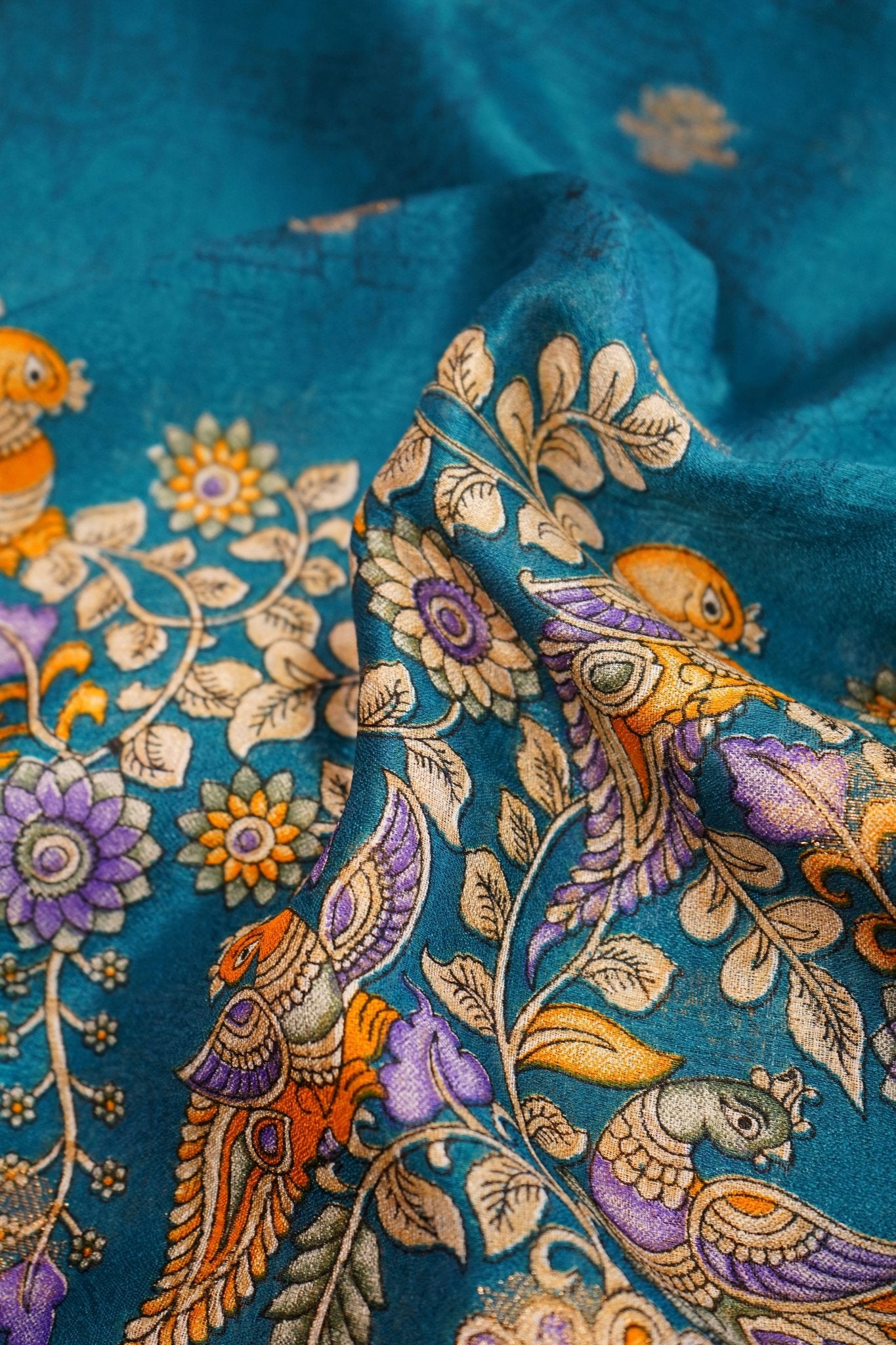 Sapphire Aviary – Premium Fancy Saree - Thoranam Sarees