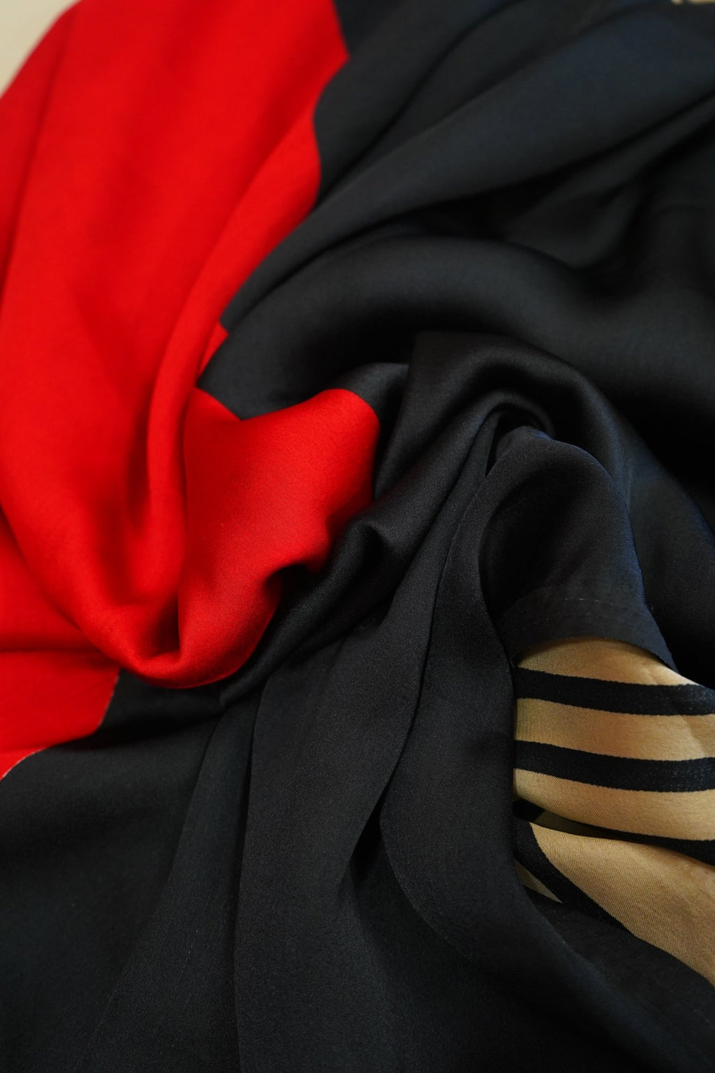 Scarlet Eclipse – Semi Modal Saree - Thoranam Sarees