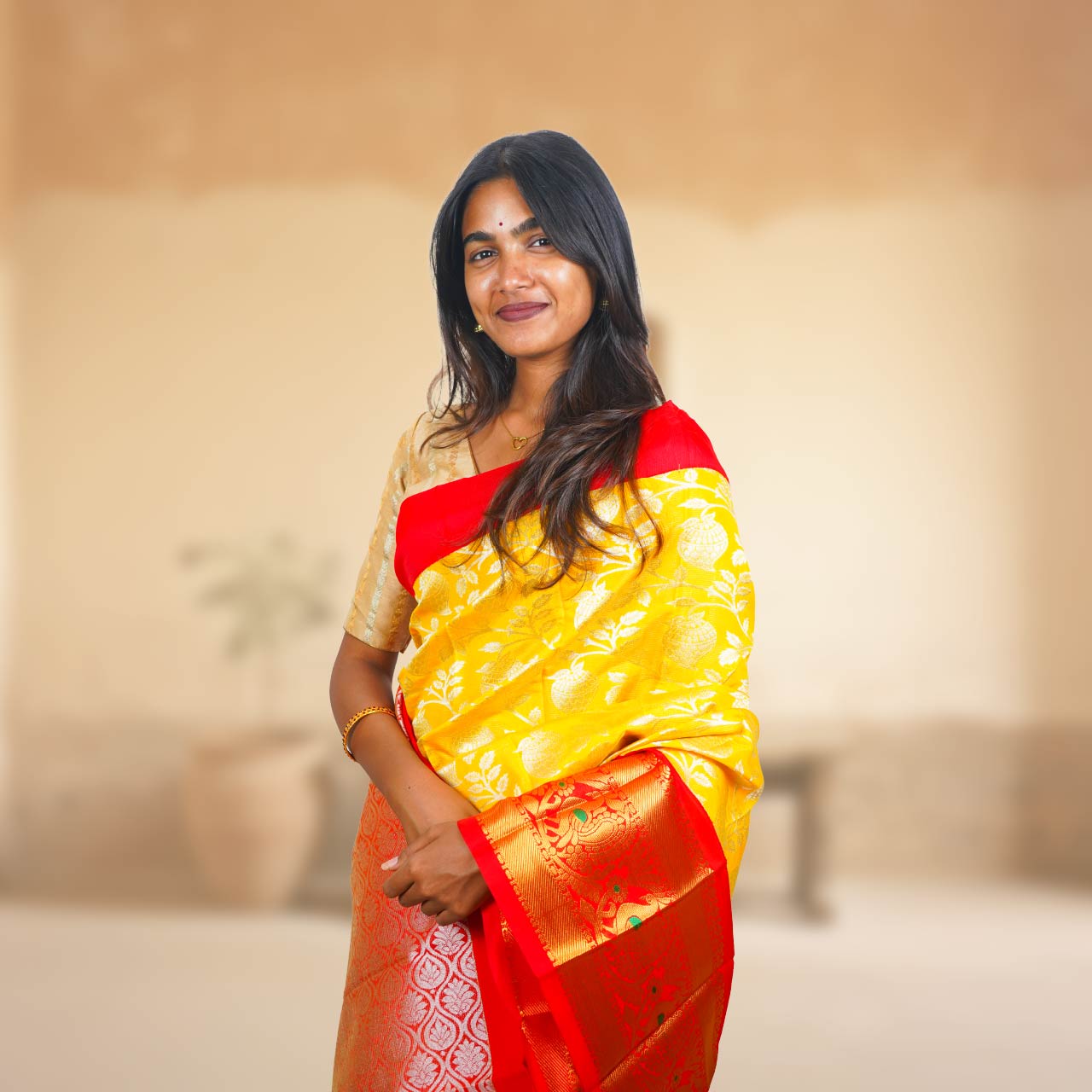 Semi Kanchipuram Silk - Thoranam Sarees