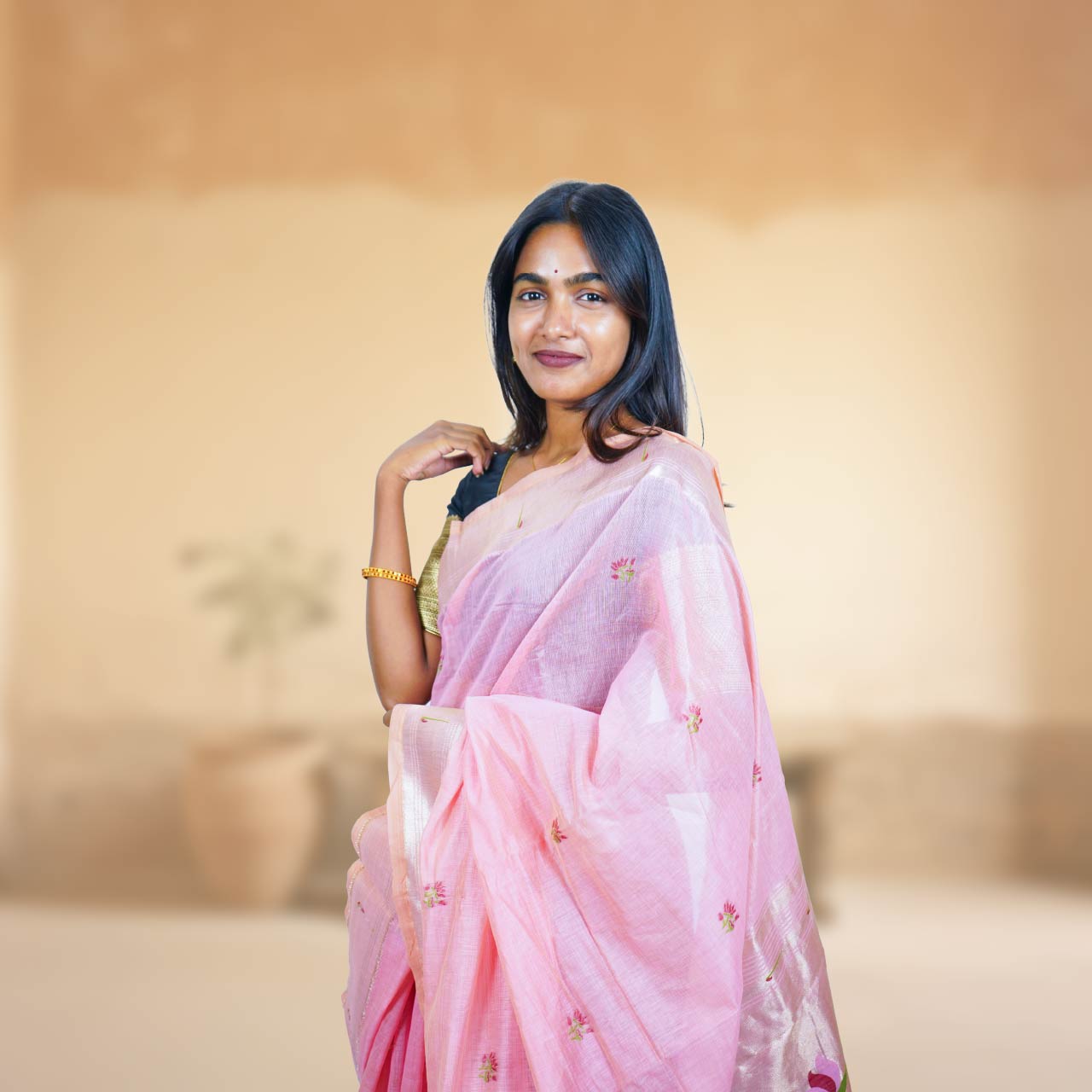 Semi Pattani Silk - Thoranam Sarees