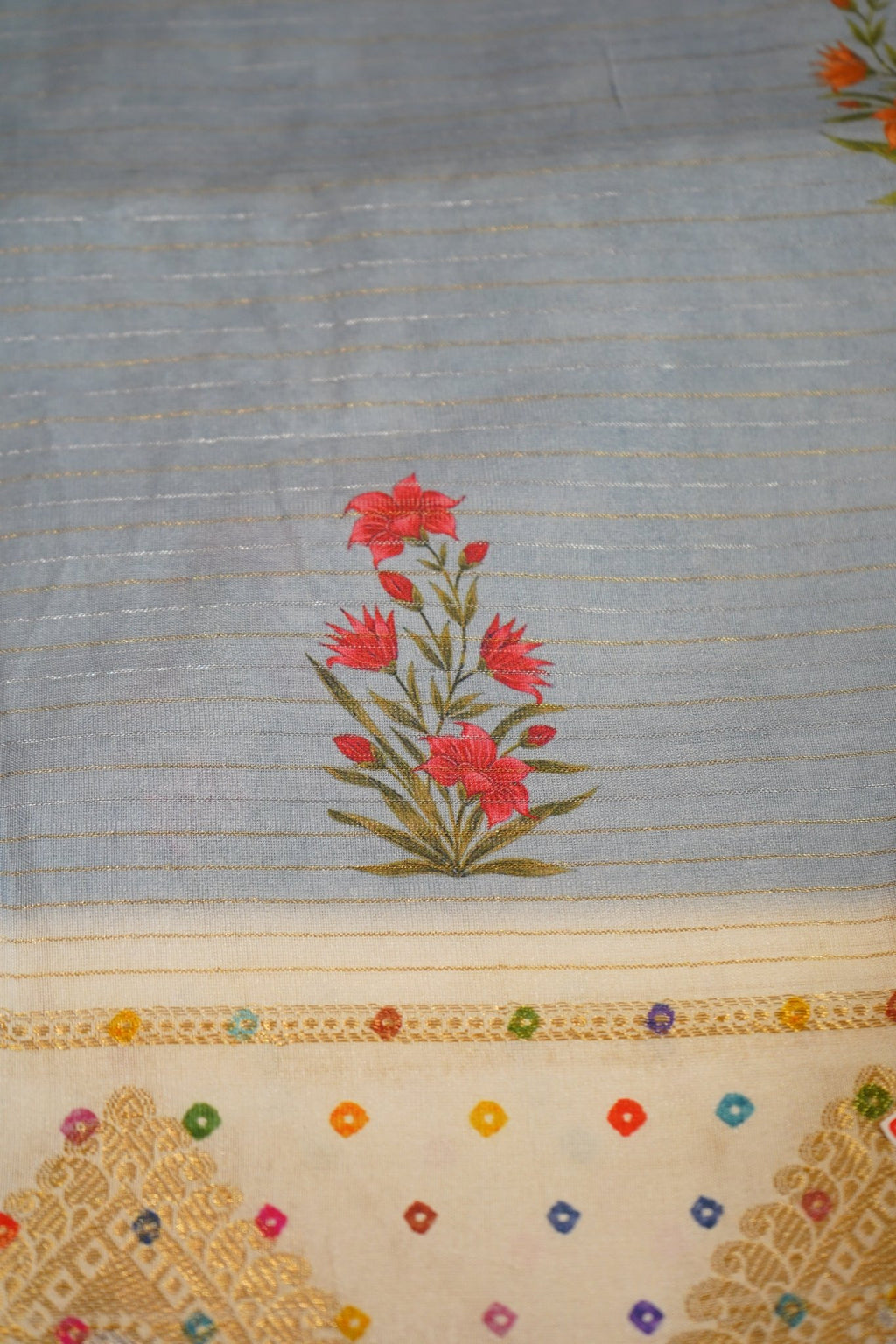 Sky Mist – Premium Fancy Saree - Thoranam Sarees