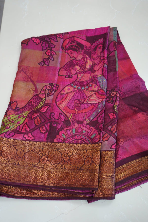 Vrindavan Grace – Premium Fancy Saree - Thoranam Sarees